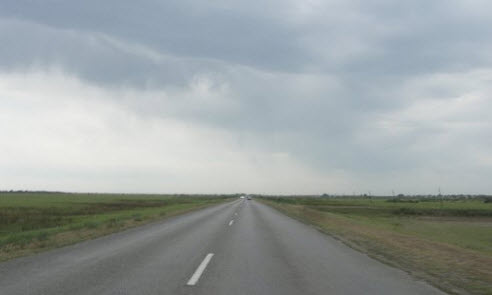 Трасса А340, после поселка Белый Ильмень