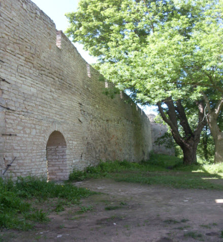 Ворота в крепостной стене Порхов, Трасса М20