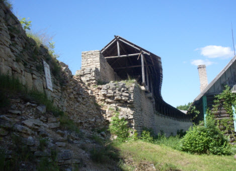 Никольская крепость стена вид изнутри, достопримечательности трассы А116