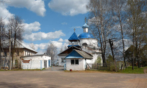 Церковь Успения Богородицы, Марево, трасса Р50