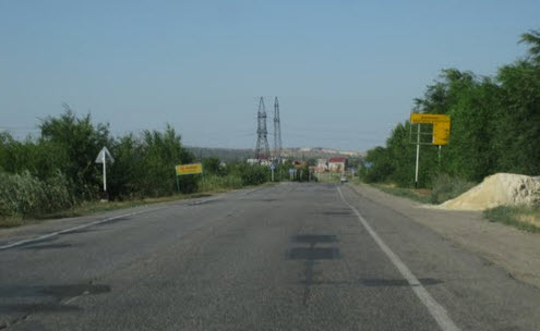 Дорога А153, первые километры