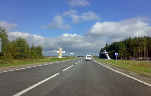 Трасса М8 в Белоруссии, как доехать до Севастополя