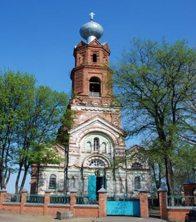Церковь Михаила Архангела в Ахтырке, трасса Н12, Москва - Ялта