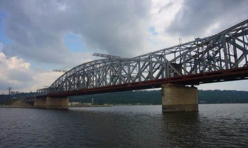 Мост через Волгу в Ульяновске, трасса Р-178
