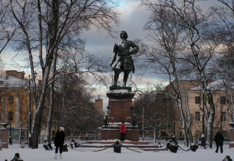 Памятник Петру I, кронштадт