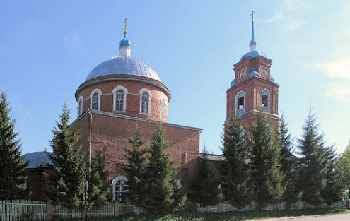Троицкая церковь, Одоев, трасса Р95