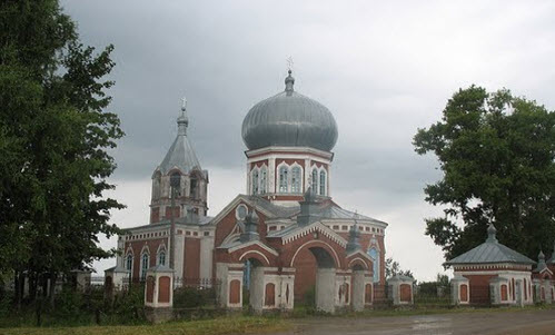 Успенская церковь,село Печенкино, трасса р157
