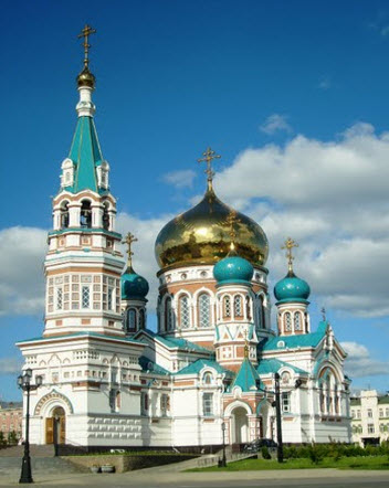 Успенский собор, Омск, трасса Р402