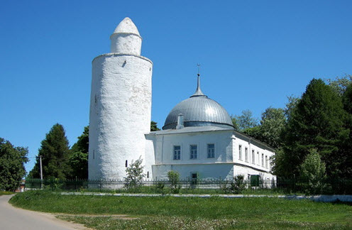 мечеть, минарет, касимов, трасса Р124