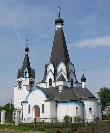 Георгиевский храм, Новохаритоново, трасса Р105