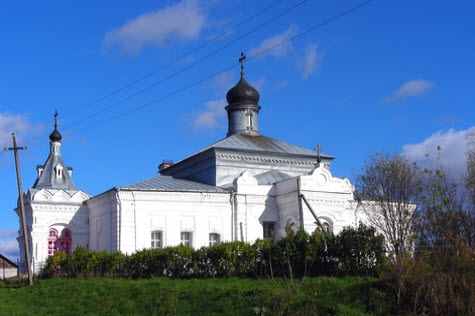 Дмитриевская церковь, Сима, трасса р74