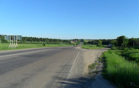 Трасса Р104, возле Маньково