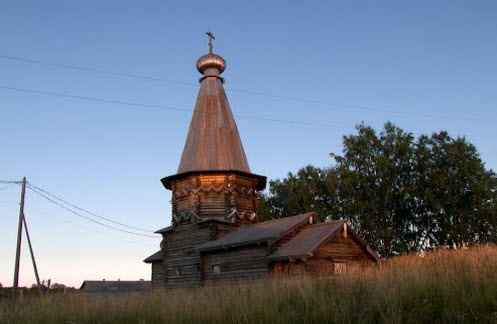 Успенская церковь, космозеро, трасса р17