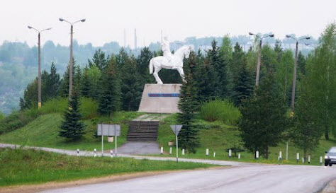 Памятник конногвардейцам, трасса р139, Одоев