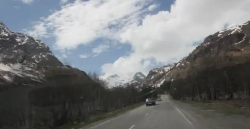 горная дорога, поездка на эльбрус