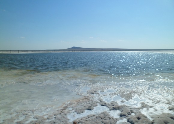 второй пляж на озере баскунчак