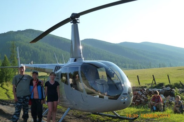 вертолет для туристов