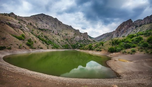 Горное озеро Панагия