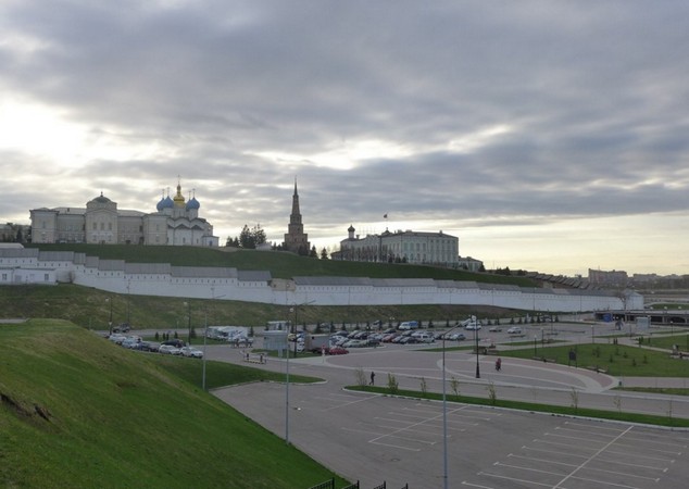 вид на казанский кремль