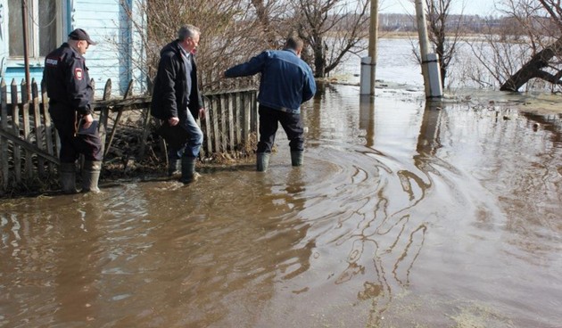 паводок размыл дороги омской области