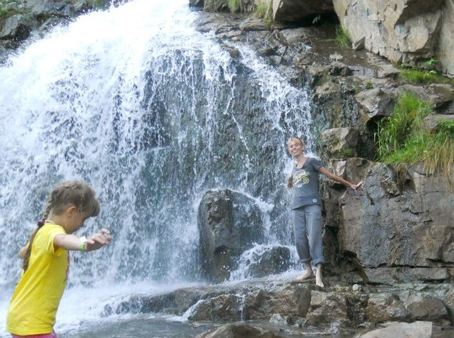 первое путешествие на алтай Камышлинский водопад