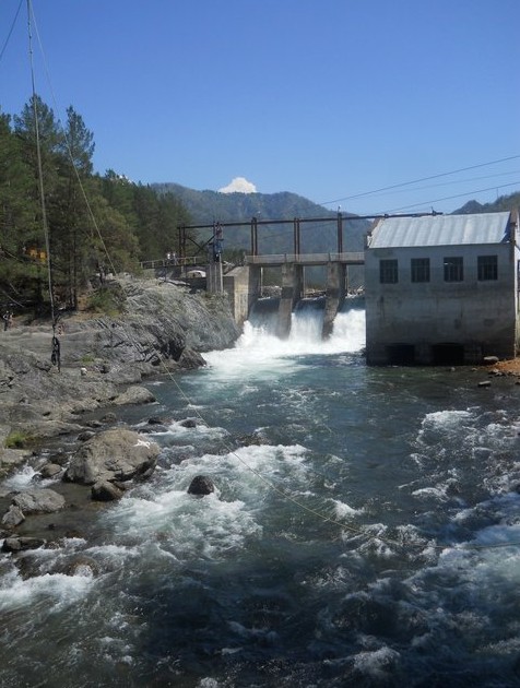 Чемальская ГЭС на алтае
