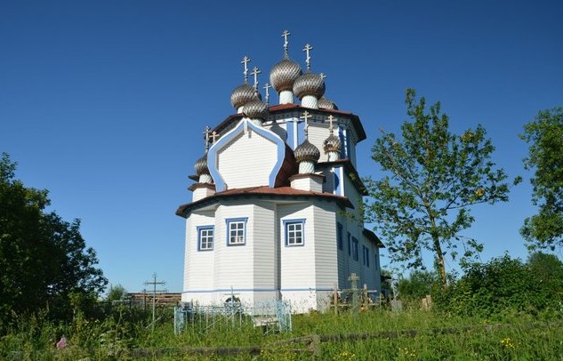 Богоявленская церковь село лядино