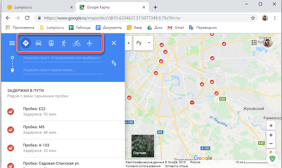 Прокладываем дорогу с помощью GoogleMaps