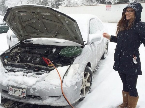 Как завести машину в сильный мороз